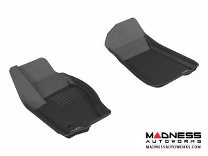 Jeep Commander Floor Mats (Set of 2) - Front - Black by 3D MAXpider Jeep Commander Floor Mats (Set of 2) - Front - Black by 3D MAXpider